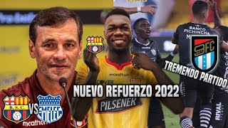 FELIPE CAICEDO REFUERZO de BARCELONA SC  FABIÁN BUSTOS habló del CLÁSICO  9 DE OCTUBRE vs BSC [upl. by Aneg]