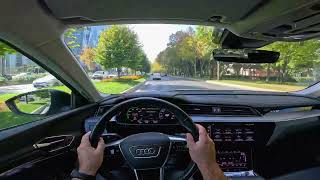 2024 Audi Q8 ETron Sportback 55 quattro POV Test Drive [upl. by Akerdal]