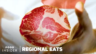 How Capocollo Gabagool Is Made In Italy  Regional Eats  Food Insider [upl. by Bourne205]