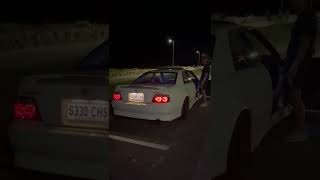 Toyota chaser jzx100 1jz vvti exhaust noteengine sound revving [upl. by Ellenad45]