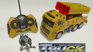 Military Vehicle Truck Unboxing Video  Army Tanker Video [upl. by Tiebold665]