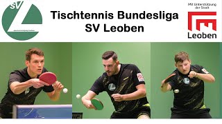 SV Leoben 1  TTC Oberpullendorf 1 Tisch 2 [upl. by Llet760]