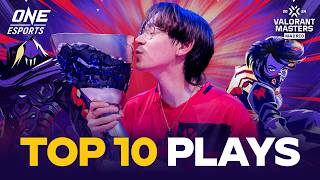 TOP 10 OVERALL BEST PLAYS  VCT MASTERS MADRID [upl. by Yoral]