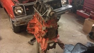 Chevette motor tear down and rebuild  Part 1 [upl. by Atsirc]