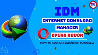 IDM  Internet Download Manager Extension on Opera Browser  IMD OPERA ADDON [upl. by Airdnaxila102]