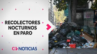 EN PARO RECOLECTORES nocturnos de basura de Santiago Acusan malas condiciones de trabajo [upl. by Dami835]