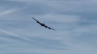 Lancaster Bomber Flypast  The Santa pod day out was fun [upl. by Nyvets]