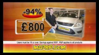 MadBidcoms TV Advert  80 Average Discounts [upl. by Ekralc977]