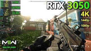 RTX 3050  COD Modern Warfare 2  1080p 1440p 4K  Low amp Ultra settings [upl. by Blinnie579]