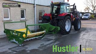 Hustler SL360X Bale Feeder [upl. by Spratt769]