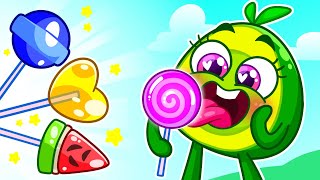 Lollipop Song 🍭 Yummy Color LollipopsMore Funny Cartoons for Kids by KiddyHacks Series [upl. by Lyrac]