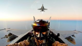 F18 Super Hornets In Action  Experience The Awesomeness Of This Jet [upl. by Enaitsirk602]