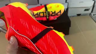 Adidas Predator Accuracy3 Laceless Turf Shoes  Unboxing Video [upl. by Zullo]