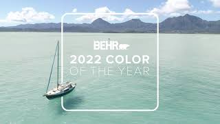 BEHR® 2022 Color of the Year Breezeway [upl. by Dnalkrik458]