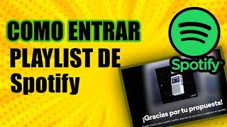 Como agregar tus canciones a las playlist oficiales de Spotify [upl. by Attekahs]