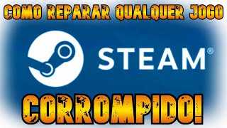 Como reparar jogos da Steam com arquivo corrompido sem desinstalar 2019 [upl. by Yellhsa]