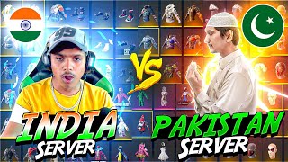 India Vs Pakistan Server Id 😱 Collection Battle Angry Brother Challenge Me😨  Garena Free Fire [upl. by Kcirddahc367]