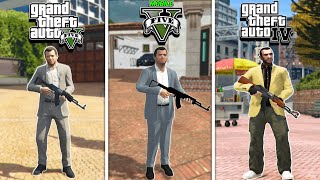 GTA V  PC vs Mobile VS GTA IV Comparison [upl. by Harrak]