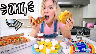 WEIRD Food Combinations People LOVE FUNKY FOODS Alisha Marie [upl. by Aitra173]