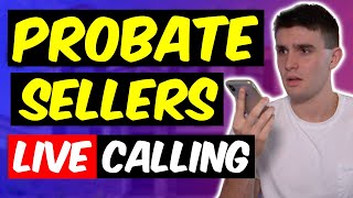 LIVE Cold Calling Probate Leads  Wholesaling Real Estate [upl. by Asoral]