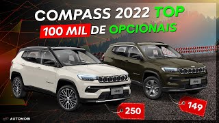 O que vem no Jeep Compass 2022 Diesel Completo são 100000 de opcionais [upl. by Lawrence769]