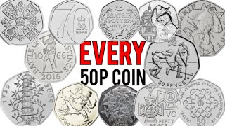 EVERY commemorative 50p and its VALUE [upl. by Baskett]