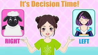 Left or Right Dress up Games  Fashion Battle Show  Makeover Selection Android Gameplay [upl. by Rosabella]