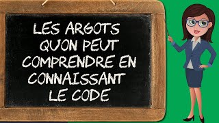 Argots à clef  verlan javanais largonji louchébem… modification de mots 44 [upl. by Thorley224]