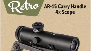 Brownells AR15 Carry Handle 4x Scope Unboxing  Review [upl. by Zaneski]