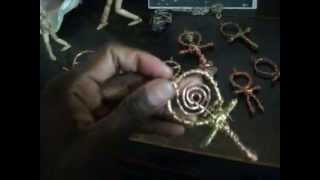 wire wrap Ankh Talismans [upl. by Riehl]