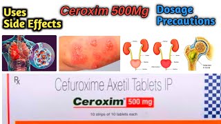 Ceroxim 500mg tablet uses in Telugu l Cefuroxime l pneumonia l skin l Uti l bone [upl. by Ardelia341]