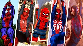 Web Swinging Evolution in SpiderMan Games [upl. by Suraved]