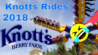 Knotts Berry Farm Rides Vlog 2018 [upl. by Hal]