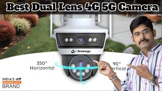 Best Outdoor Security 4g Camera⚡Dual Lens CCTV Camera Review⚡Best CCTV Cameras For Home Use [upl. by Hashim]