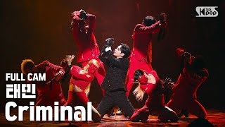 안방1열 직캠4K 태민 크리미널 풀캠 TAEMIN Criminal Full Cam│SBS Inkigayo20200920 [upl. by Komarek]