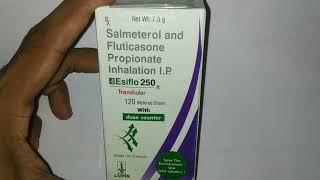 Esiflo 250 transhalersalmeterol and fluticasone propionate inhalation [upl. by Sclar]