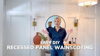 Easy Recessed Panel Wainscoting [upl. by Lyndel]