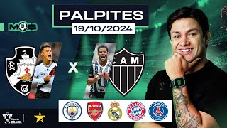 PALPITES DE FUTEBOL PARA O DIA 19 10 2024  BILHETE PRONTO SABADOU NO MUNDO BET [upl. by Yssirc]