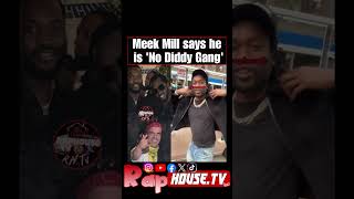 Meek Mill says he is ‘No Diddy Gang’ from now on😳🗣️ [upl. by Tolmach96]