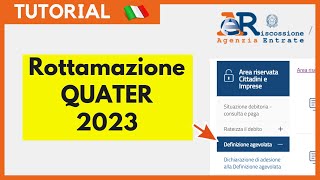 Rottamazione quater — PROROGA 30 GIUGNO 2023 Tutorial ITA [upl. by Julide81]