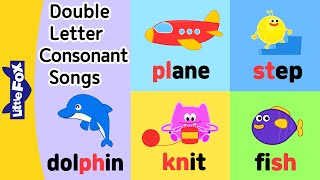 Phonics Songs  Double Letter Consonant  Blends amp Digraphs  Little Fox [upl. by Oibaf]