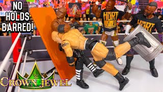 Goldberg vs Bobby Lashley WWE Action Figure Match Crown Jewel 2021 [upl. by Mccarty]