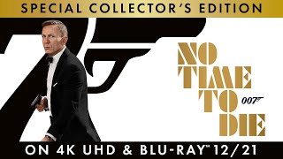 No Time to Die  Bluray 4K UltraHD amp DVD On 1221  Trailer [upl. by Haeckel409]