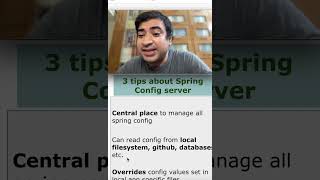 Spring Boot config server 3 tips shorts codingtips springboot [upl. by Rudy]