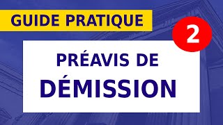 DÉMISSION  LE DÉLAI DE PRÉAVIS 11bis [upl. by Carny57]