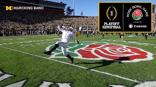 Rose Bowl Pregame MC  January 1 2024  Michigan vs Alabama  Michigan Marching Band [upl. by Tada366]