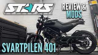 Husqvarna Svartpilen 401  Review and Mods [upl. by Nirb]