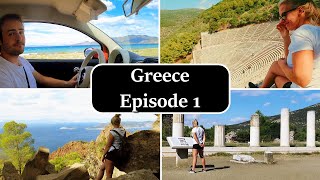 First Time In Greece Road Trip Episode 1  Athens Epidaurus Methana Volcano Massive Sinkholes [upl. by Levona850]