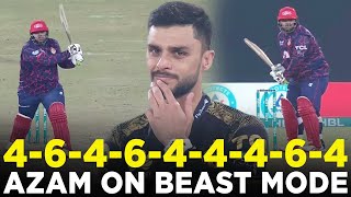 Azam Khan on Beast Mode  Peshawar Zalmi vs Islamabad United  Match 13  HBL PSL 9  M2A1A [upl. by Ahsini]