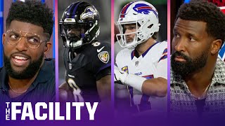 Ravens blowout Bills 3510 on SNF is this a bad game or bad sign for Buffalo  NFL  THE FACILITY [upl. by Darcia]